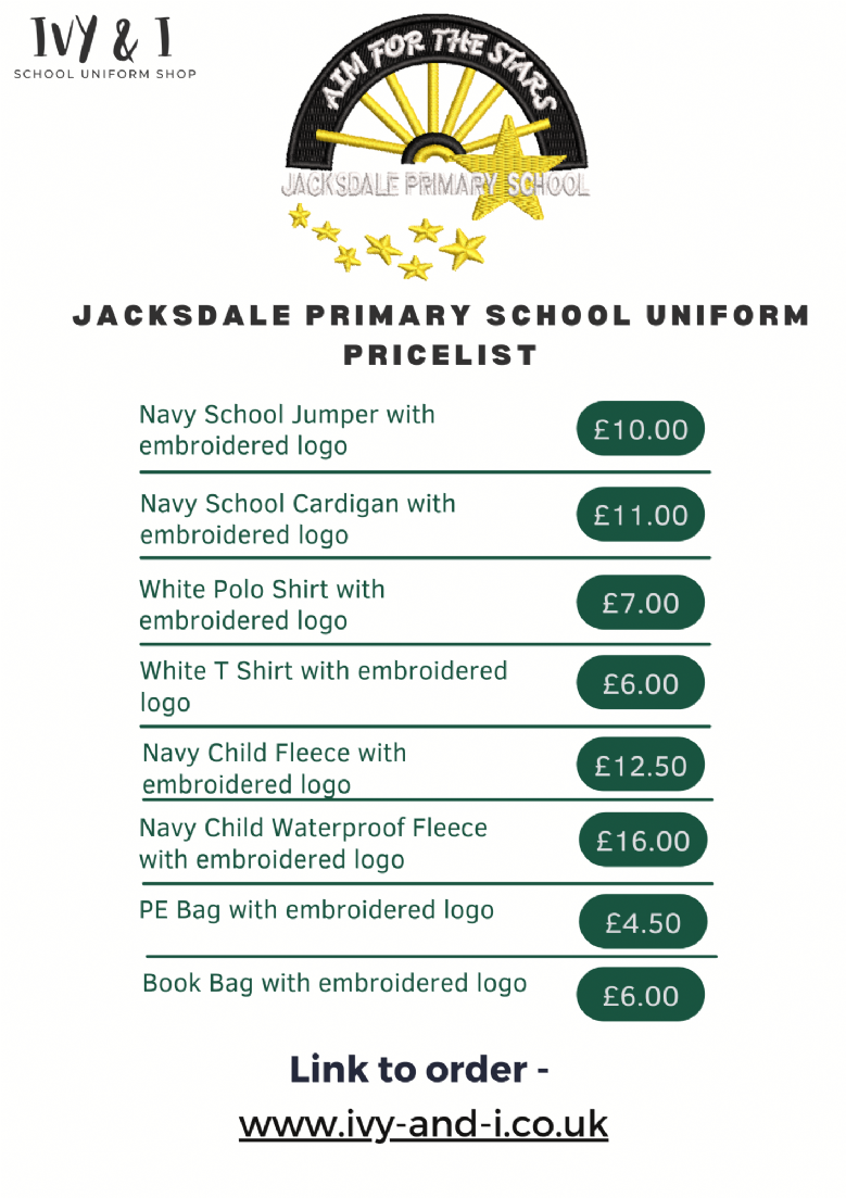 School Uniform Price List